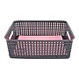Advantus Weave Plastic Bin, Black, 2/Pack (AVT40327)~#|#~sp41694228_sc7