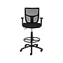 Staples Cabal Mesh Back Fabric Drafting Stool, Black (50238-CC)~#|#~sp41694291_sc7