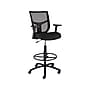 Staples Cabal Mesh Back Fabric Drafting Stool, Black (50238-CC)~#|#~sp41694292_sc7