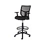 Staples Cabal Mesh Back Fabric Drafting Stool, Black (50238-CC)~#|#~sp41694294_sc7