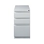 Staples 3-Drawer Mobile Vertical File Cabinet, Letter Size, Lockable, 27.75"H x 15"W x 23"D, Light Gray (ST60427-CC)~#|#~sp41694377_sc7