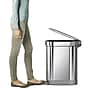 simplehuman Slim Step Trash Can, Brushed Stainless Steel, 12 Gal. (CW2044)~#|#~sp41753476_sc7