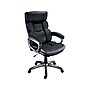 Staples Burlston Luxura Faux Leather Manager Chair, Black (24810)~#|#~sp41812449_sc7