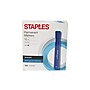 Staples DuraMark Permanent Markers, Medium Point, Blue, 12/Pack (18890)~#|#~sp41816542_sc7