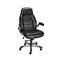 Staples Torrent Ergonomic Bonded Leather Swivel Manager Chair, Black (51283-CC)~#|#~sp41816831_sc7
