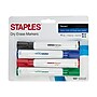 Staples Remarx Dry Erase Markers, Chisel Point, Assorted, 4/Pack (29205)~#|#~sp41817016_sc7