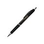 Staples Motiva Retractable Ballpoint Pens, Fine Point, Black Ink, Dozen (21521)~#|#~sp41817211_sc7