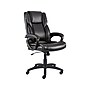 Staples Kelburne Luxura Ergonomic Faux Leather Swivel Executive Chair, Black (58226-CC)~#|#~sp41817372_sc7