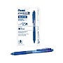 Pentel EnerGel-X Retractable Gel Pens, Fine Point, Blue Ink, 12/Pack (BLN105-C)~#|#~sp41831868_sc7