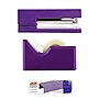JAM PaperOffice & Desk Sets, (1) Tape Dispenser (1) Stapler (1) Pack of Staples, 20 Sheet Capacity, Purple (33758PU)~#|#~sp4211247_sc7