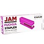 JAM PaperOffice & Desk Sets, (1) Stapler (1) Pack of Staples (1) Tape Dispenser, 20 Sheet Capacity, Fuchsia (33758PI)~#|#~sp4211297_sc7