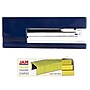 JAM PaperOffice & Desk Sets, (1) Stapler (1) Pack of Staples, 20 Sheet Capacity, Navy and Yellow (3375NBYW)~#|#~sp4211333_sc7