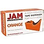 JAM PaperOffice & Desk Sets, (1) Tape Dispenser (1) Stapler (1) Pack of Staples, 20 Sheet Capacity, Orange and Black (33758ORBK~#|#~sp4211352_sc7