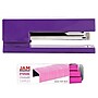 JAM Paper® Office & Desk Sets, 1 Purple Stapler & 1 Pack of Pink Staples, 2/Pack (3375pupi)~#|#~sp4211363_sc7
