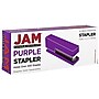 JAM Paper® Office & Desk Sets, 1 Purple Stapler & 1 Pack of Pink Staples, 2/Pack (3375pupi)~#|#~sp4211365_sc7