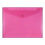 JAM Paper Plastic Envelopes with Snap Closure, Letter Size, Assorted Colors, 6/Pack (218S0RGBYPCL)~#|#~sp42113868_sc7