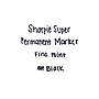 Sharpie Super Permanent Markers, Fine Tip, Black, 6/Pack (33666)~#|#~sp42114956_sc7
