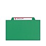 Smead Pressboard File Folders, 1/3-Cut Tab, 1" Expansion, Letter Size, Green, 25/Box (21546)~#|#~sp42115077_sc7