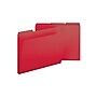 Smead 50% Recycled File Folder, 1/3-Cut Tab, Letter Size, Bright Red, 25/Box (21538)~#|#~sp42115083_sc7