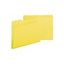 Smead Pressboard File Folders, 1/3-Cut Tab, 1" Expansion, Letter Size, Yellow, 25/Box (21562)~#|#~sp42115123_sc7