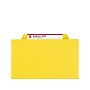 Smead Pressboard File Folders, 1/3-Cut Tab, 1" Expansion, Letter Size, Yellow, 25/Box (21562)~#|#~sp42115135_sc7