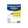C-Line Self-Adhesive Business Card Holders, 2" x 3.5", Clear, 10/Pack (70257)~#|#~sp42115496_sc7