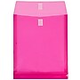 JAM Paper Standard Plastic Document File, Letter, Fuchsia Pink, 12/Pack (118V1FU)~#|#~sp4211561_sc7