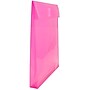 JAM Paper Standard Plastic Document File, Letter, Fuchsia Pink, 12/Pack (118V1FU)~#|#~sp4211562_sc7