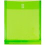 JAM Paper Standard Plastic Document File, 1 Pocket, Letter, Lime Green, 12/Pack (118V1LI)~#|#~sp4211568_sc7