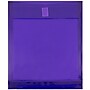 JAM Paper Standard Plastic Document File, Letter, Purple, 12/Pack (118V1PU)~#|#~sp4211576_sc7