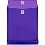 JAM Paper Standard Plastic Document File, Letter, Purple, 12/Pack (118V1PU)~#|#~sp4211577_sc7