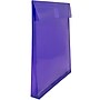 JAM Paper Standard Plastic Document File, Letter, Purple, 12/Pack (118V1PU)~#|#~sp4211578_sc7