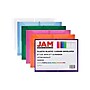 JAM Paper® Plastic Envelopes with Elastic Band Closure, Letter Size, Assorted Colors, 6/Pack (218E25BGOPFUCL)~#|#~sp42124793_sc7