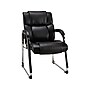 Staples Sonada Faux Leather Guest Chair, Black (28364-CC)~#|#~sp42124895_sc7