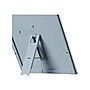 Azar Sign Holder, 8.5" x 11", Desktop/Wall, Silver, Aluminum, 10/Pack (300208-SLV)~#|#~sp42125011_sc7