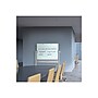 Quartet Infinity Magnetic Glass Dry-Erase Mobile Presentation Whiteboard Easel, Silver Base, 3' x 4' (ECM43G)~#|#~sp42125368_sc7