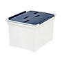 Staples File Box with Wing-Lid, Letter/Legal Size, Navy/Clear (139552)~#|#~sp42126137_sc7