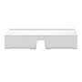 Poppin Non-Adjustable Monitor Riser, White (102092)~#|#~sp42126229_sc7