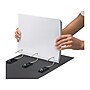 Find It Gapless Heavy Duty 5" 3-Ring Non-View Binders, D-Ring, Black (FT07095)~#|#~sp42126643_sc7