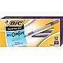 BIC Round Stic Grip Xtra Comfort Ballpoint Pens, Medium Point, Purple Ink, Dozen (16736-0)~#|#~sp42127218_sc7