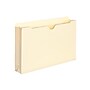 Smead 100% Recycled Reinforced File Jackets, Straight-Cut Tab, 2" Expansion, Legal Size, Manila, 50/Box (75607)~#|#~sp42165154_sc7