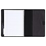 Cambridge Limited Refillable Professional Notebook, 6.63" x 9.5", Wide Ruled, 50 Sheets, Black (06589)~#|#~sp42174274_sc7