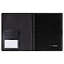 Cambridge Limited Refillable Professional Notebook, 6.63" x 9.5", Wide Ruled, 50 Sheets, Black (06589)~#|#~sp42174276_sc7