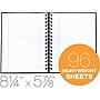 TOPS Royale Professional Notebooks, 5.88" x 8.25", College Ruled, 96 Sheets, Black (25330)~#|#~sp42179880_sc7