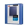 Staples 1 1/2" 3-Ring View Binder, D-Ring, Periwinkle (26441-CC)~#|#~sp42184245_sc7