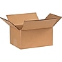 8" x 6" x 4" Standard Shipping Boxes, 32 ECT, Kraft, 25/Bundle (80604)~#|#~sp42184898_sc7