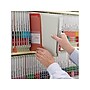 Smead End-Tab Pressboard Fastener File Folder with SafeSHIELD Fastener, Legal Size, Gray/Green, 25/Box (37705)~#|#~sp42186567_sc7