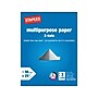 Staples 8.5" x 11" 3-Hole Punch Multipurpose Paper, 20 lbs., 96 Brightness, 500/Ream (05031)~#|#~sp42187127_sc7