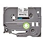 Brother P-touch TZe-S221 Laminated Extra Strength Label Maker Tape, 3/8" x 26-2/10', Black on White (TZe-S221)~#|#~sp42192398_sc7