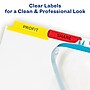 Avery Index Maker Paper Dividers with Print & Apply Label Sheets, 5 Tabs, Multicolor, 25 Sets/Pack (11423)~#|#~sp42466188_sc7